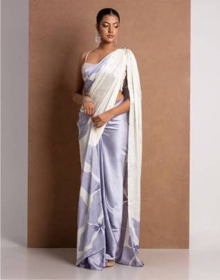 Beautiful Designer Heavy Japan Satin Saree