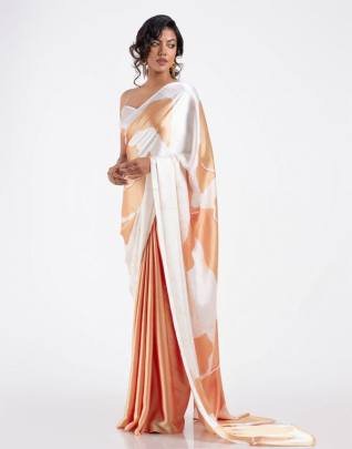 Beautiful Designer Heavy Japan Satin Saree