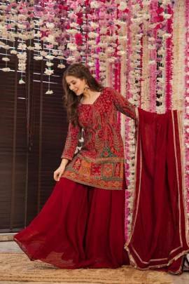Beautiful print kurti plazo