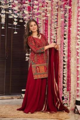 Beautiful print kurti plazo
