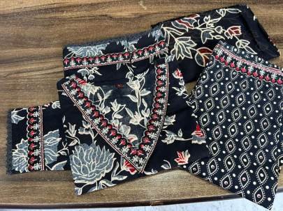 Stylish Black Afghani Suit
